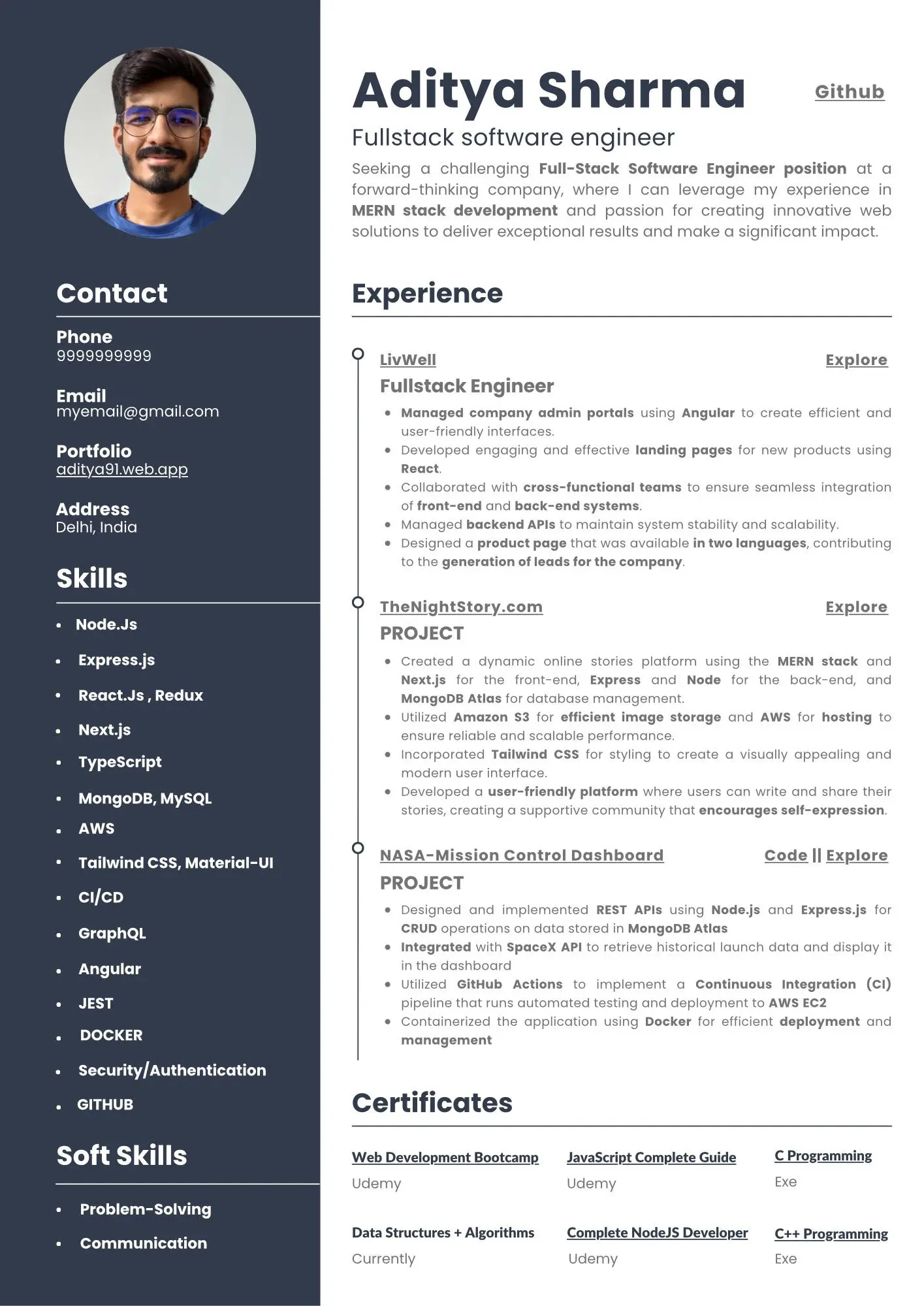 Linkedin Resume